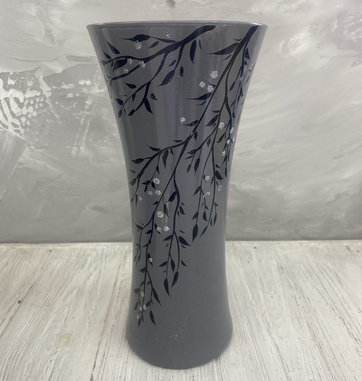 Ваза сіра "Берізка" Н=28, фото 1