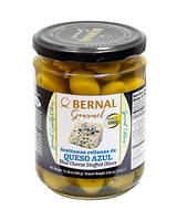 Оливки фаршировані сиром з блакитною пліснявою Bernal Gourmet Aceitunas Rellenas de Queso Azul, 436 г