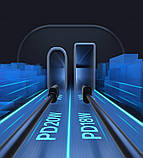 Швидкий зарядний пристрій Choetech USB Type C PD / USB QC3.0 3A 38W чорний (TC0005), фото 2