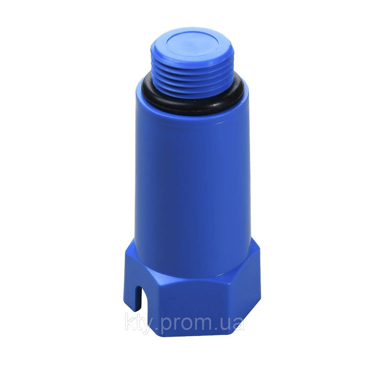 Заглушка удлиненная наружная резьба для полипропиленовых труб VS Plast PPR 1028 1/2 дюйма, синяя