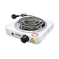 Электроплита электроплитка плита электрическая настольная спиральная 1-конф 1.0 кВт A-Plus Белый