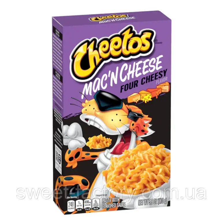 Макароны Cheetos Mac n Cheese Four Cheesy 170g