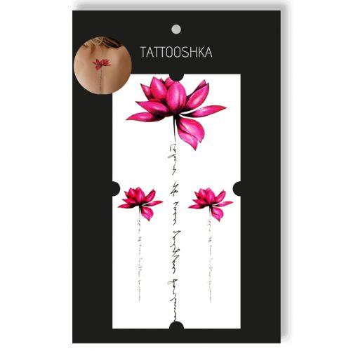 Тату "Кольорові півонії", фото 1