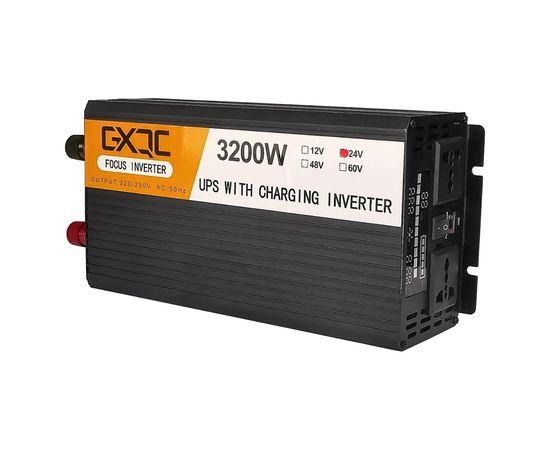 Інвертор GXQC SFX-1200W | 3200W DC 24V - AC 220V з функцією заряджання акумулятора