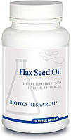 Biotics Research Flax Seed Oil / Льняное масло органик холодного отжима 100 капсул