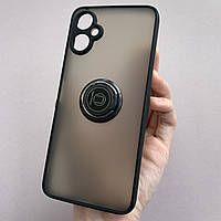 Чохол для Tecno Spark 9 Pro (KH7n) чохол Totu з кільцем з підставкою на телефон техно спарк 9 про чорний m8n