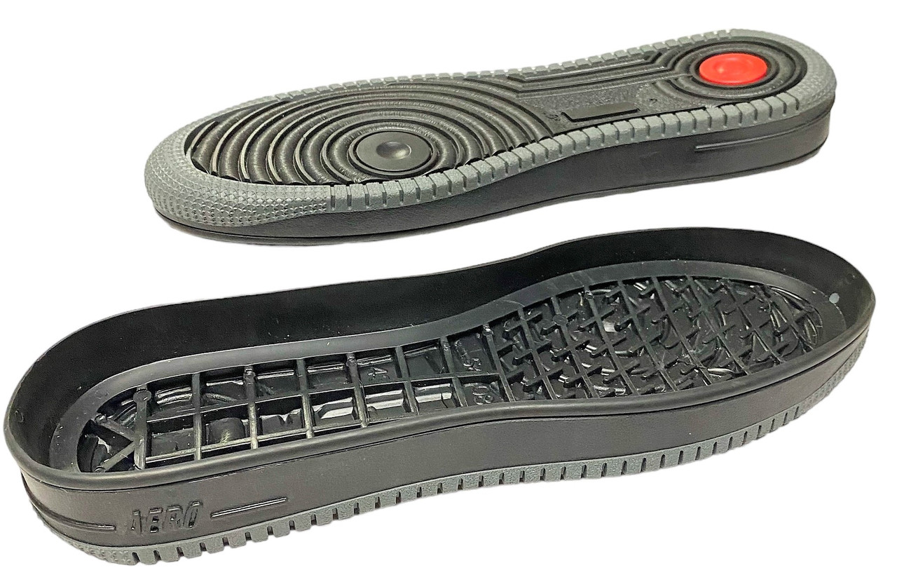 Підошва взуття чоловіча 5608 Чорно-сіра р. 40-45, фото 1