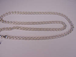 Срібний ланцюг, Розмір 60,2 см Вага 25,29 г.
