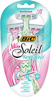 BIC бритви одноразові SOLEIL SENSITIVE 3шт