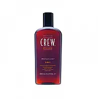 Средство 3-в-1 по уходу за волосами и телом American Crew Shampoo, Conditioner and Body Wash, 450 мл