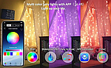 Гірлянда з smart-застосунком 200 led 20 метрів RGB на USB, фото 3