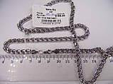 Срібний ланцюг, Розмір 60,5 см Вага 31,96 г., фото 2