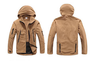 Флісова куртка з капюшоном