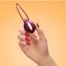 Вагінальний кулька Fun Factory Smartball Uno, 3,5 см Червоно-білий, фото 5