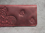 Шкіряний гаманець ручної роботи, якісний клатч-гаманець, фото 3