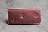 Шкіряний гаманець ручної роботи, якісний клатч-гаманець, фото 4