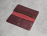 Шкіряний гаманець ручної роботи, якісний клатч-гаманець, фото 5
