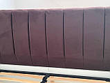 Великий двомісний диван у спальню "Далі" коричневого кольору 220/100/110, фото 5