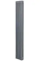 Радиатор дизайнерский вертикальный Bari ІІ 6/1800 антрацит матовый 1800*290