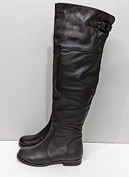 STTOPA демі. Висота 50 см. Розмір 35-23,5 см. Чоботи з натуральної шкіри шкіряні. 238-4245 Чорні