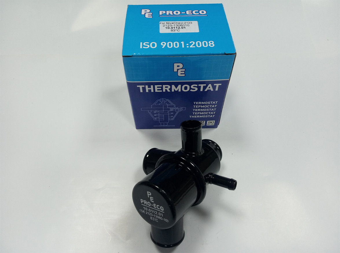 Термостат Pro-Eco 10.0112.01 (83°C) металевий для Chevrolet Niva 2123 оригінальні номери: 2123-1306010, фото 1