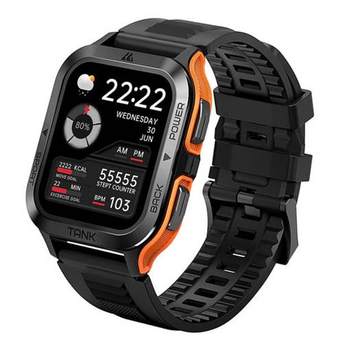 Мужские умные смарт часы водонепроницаемые противоударные Smart Watch ...