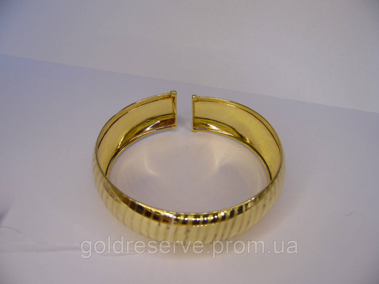 Золотий браслет, обідок, розмір 20,4 см —діаметр 6,5 см Проба 750