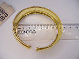 Золотий браслет, обідок, розмір 20,4 см —діаметр 6,5 см Проба 750, фото 3