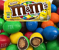 Шоколадное драже в цветной глазури с арахисом M&M`S Peanut 220г Испания