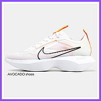 Кроссовки женские Nike Vista Lite white orange / Найк Виста лайт белые оранжевые