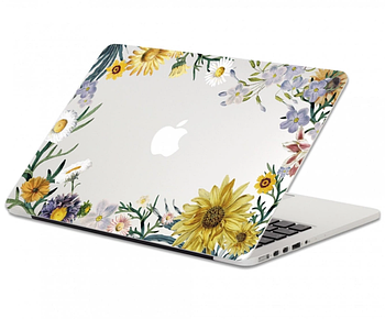 Вінілові захисні наклейки MacBook Pro 16 A2141 2020 Різнобарвні польові квіти (KG-10457)