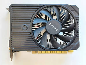 Відеокарта Zotac GeForce GTX 1050Ti 4GB DDR5 (128 bit) DVI HDMI DP, бв, фото 1