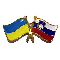 Значок флаг Украина Словения