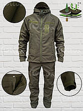 Тактичний костюм Софшелл - хакі