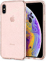 Чохол Spigen для iPhone XS/X - Liquid Crystal Glitter (Пошкоджена упаковка), Rose Quartz (063CS25112)