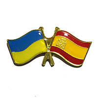 Значок флаг Украина Испания