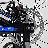 Двоколісний велосипед 20" дюймів CORSO «Speedline» MG-64713, магнієва рама, дискові гальма, фото 7