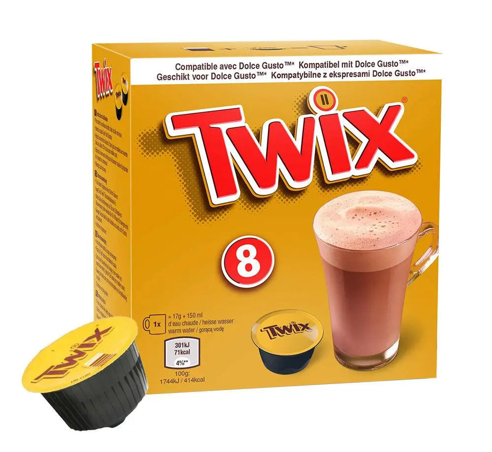 Гарячий шоколад у капсулах Dolce Gusto Twix (8 порцій), фото 1