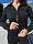 Жіночий стильний костюм/комплект із трикотажу Джерсі (Розміри S(42-44), M(46-48), L(50-52)), Чорний, фото 2