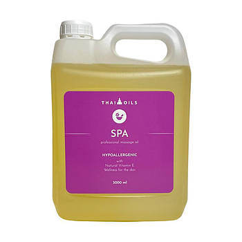 Масажна олія розігріваюча професійна Thai Oils SPA 3000 ml Олія для всіх типів шкіри розслаблююча СПА