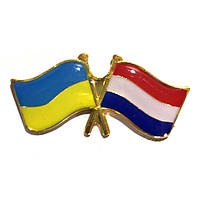 Значок флаг Украина Нидерланды