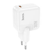 У Нас: Зарядний пристрій HOCO Advantage single port charger C112A |Type-C, 30W/3A, PD/QC| white -OK