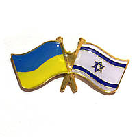 Значок в виде флага Украина Израиль