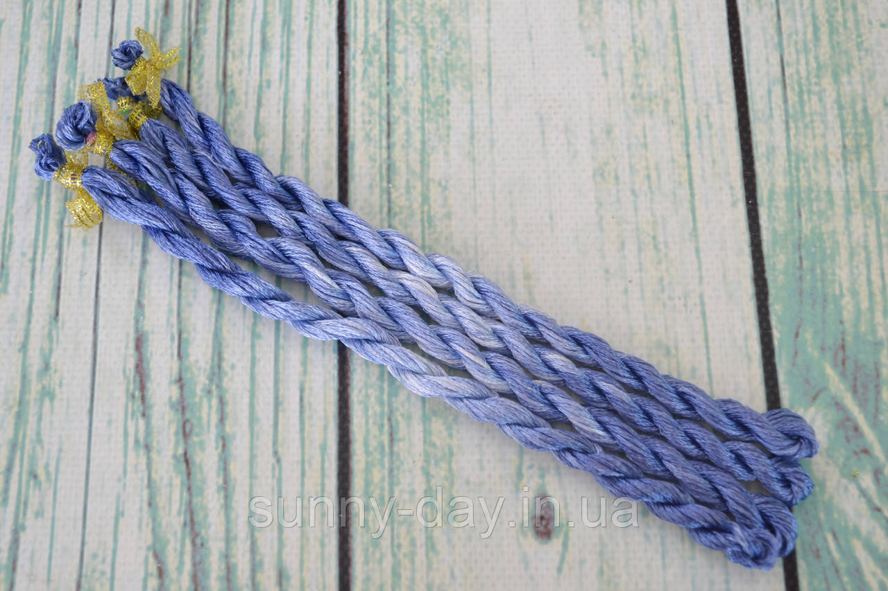 Муліне ручного фарбування, основа -  натуральний корейський шовк 2-69, фото 1