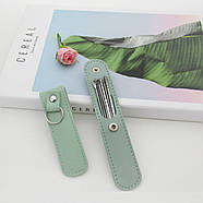 Набір інструментів для чищення вух - 6 предметів - у чохлі - GREEN, фото 10