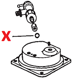 9850081500 Мідна прокладка до бойлера під різьбу, DeLonghi, фото 2