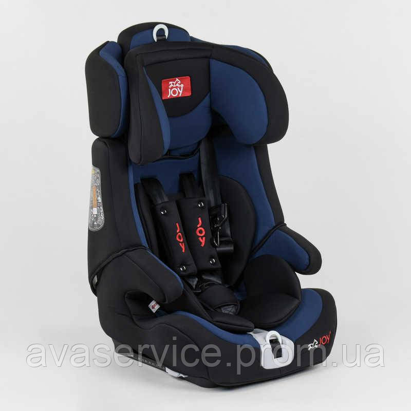 Дитяче автокрісло з бустером ISOFIX JOY FX 1771, група 1/2/3, вага 9-36 кг, від 9 місяців до 12 років