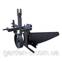 Плуг однокорпусний для мінітрактора (опорне колесо, причіпне 3 точки, дисковий ніж), (ПЛ12) (захват 25 см), фото 4