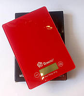 Электронные кухонные весы Domotec MS-912 до 7 кг Red