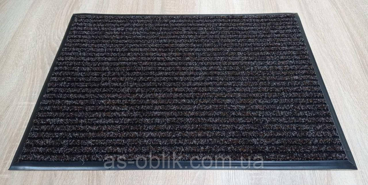 Килим брудозахисний на гумовій основі Форест коричневий, фото 1